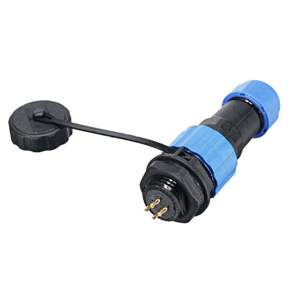 Male + socket - Waterdichte kabelverbinder - 4 aderig - IP68 Male + socket - Waterdichte kabelverbinder - 4 aderig - IP68